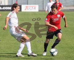 3.Liga - FC Ingolstadt 04 - SpVgg Unterhaching - Andreas Buchner und links Raphael Schaschko