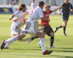 3.Liga - FC Ingolstadt 04 - SpVgg Unterhaching - Moritz Hartmann zieht ab und erzielt in letzter Sekunde den Ausgleich