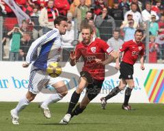 3.Liga - FC Ingolstadt 04 - FC Carl Zeiss Jena - Moritz Hartmann Zweikampf mit Quido Lanzaat