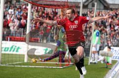 3.Liga - FC Ingolstadt 04 - FC Carl Zeiss Jena - Tor 2:0 Steffen Wohlfarth.