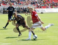 3.Liga - FC Ingolstadt 04 - Bayern München II - Moritz Hartmann zieht ab