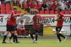 3.Liga - FC Ingolstadt 04 - RWE Erfurt - 5:0 - Jubel zum 2:0