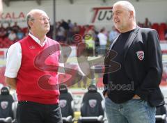 3.Liga - FC Ingolstadt 04 - Bayern München II - Trainer Horst Köppel und Peter Jackwerth