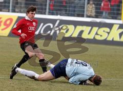 3.Liga - FC Ingolstadt 04 - Holstein Kiel - 1:0 - Andreas Buchner kommt zu spät