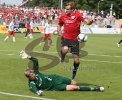 3.Liga - FC Ingolstadt 04 - RWE Erfurt - 5:0 - Steffen Wohlfarth verpasst eine sichere Chance