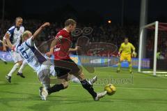 3.Liga - FC Ingolstadt 04 - Hansa Rostock - 1. Relegation - Angriff Moritz Hartmann zieht ab