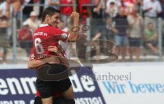 3.Liga - FC Ingolstadt 04 - RWE Erfurt - 5:0 - Stefan Leitl Tor zum 4:0 jubelt