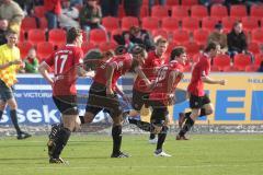 3.Liga - FC Ingolstadt 04 - SSV Jahn Regensburg - Torjubel David Pisot