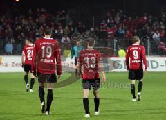 3.Liga - FC Ingolstadt 04 - Dynamo Dresden - Das Team geht zu den Fans