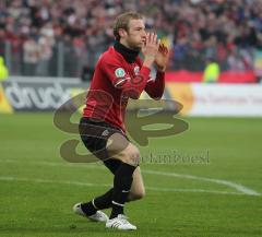 3.Liga - FC Ingolstadt 04 - 1.FC Heidenheim - Moritz Hartmann mit einer verpassten Chance