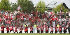 3.Liga - FC Ingolstadt 04 - RWE Erfurt - 5:0 - Die Mannschaft wird von den Fans gefeiert