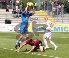 3.Liga - FC Ingolstadt 04 - SV Sandhausen - Steffen Wohlfarth kommt zu spät