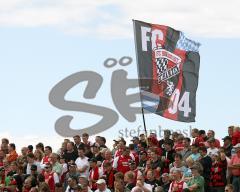 3.Liga - FC Ingolstadt 04 - Bayern München II - Fans Fahnen
