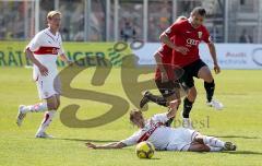 3.Liga - FC Ingolstadt 04 - VfB Stuttgart II - Ersin Demir stürmt zum Tor