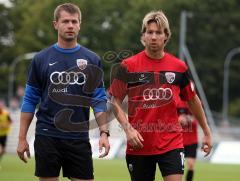 3.Liga - FC Ingolstadt 04 - Wacker Burghausen - 6:0 - Fabian Gerber und Fitnesstrainer