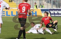 3.Liga - FC Ingolstadt 04 - SpVgg Unterhaching - Andreas Buchner erzielt den Ausgleich zum 1:1