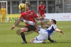 3.Liga - FC Ingolstadt 04 - FC Carl Zeiss Jena - Fabian Gerber gegen Quido Lanzaat