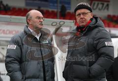 3.Liga - FC Ingolstadt 04 - Wuppertal - Trainer Hosrt Köppel und Peter Jackwerth