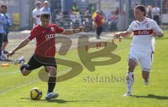 3.Liga - FC Ingolstadt 04 - VfB Stuttgart II - Ersin Demir zieht ab