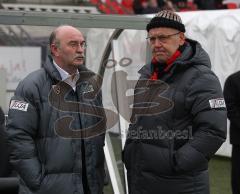 3.Liga - FC Ingolstadt 04 - Wuppertal - Trainer Hosrt Köppel und Peter Jackwerth