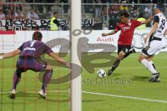3.Liga - FC Ingolstadt 04 - Wacker Burghausen - 6:0 - Moise Bambara zieht ab