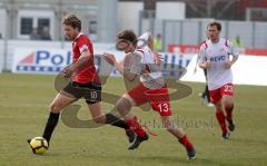 3.Liga - FC Ingolstadt 04 - Kickers Offenbach 1:0 - Fabian Gerber in der Offensive