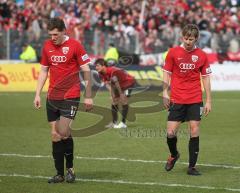 3.Liga - FC Ingolstadt 04 - SSV Jahn Regensburg - Robert Fleßers, Fabian Gerber