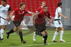 3.Liga - FC Ingolstadt 04 - Wacker Burghausen - 6:0 - Malte Metzelder jubelt, Robert Fleßers