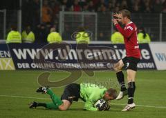 3.Liga - FC Ingolstadt 04 - Dynamo Dresden - Moritz Hartmann Tor Schuß