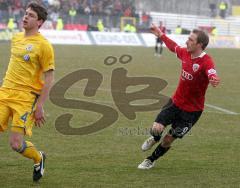 3.Liga - FC Ingolstadt 04 - Eintracht Braunschweig 3:3 - Moritz Hartmann trifft zum 1:0