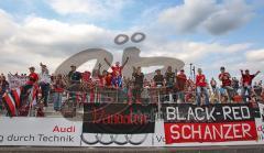 3.Liga - FC Ingolstadt 04 - Werder Bremen II - 4:1 - Fans Jubel Sieg