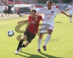 3.Liga - FC Ingolstadt 04 - SpVgg Unterhaching - Moritz Hartmann und Andreas Brysch