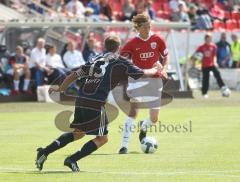 3.Liga - FC Ingolstadt 04 - Bayern München II - Robert Braber im Zweikampf