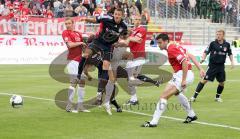 3.Liga - FC Ingolstadt 04 - Bayern München II - Michael Wenzcel köpft zum 1:0