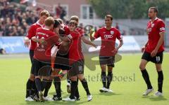 3.Liga - FC Ingolstadt 04 - Werder Bremen II - 4:1 - Robert Braber wird gefoult, Elfmeter