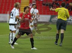 3.Liga - FC Ingolstadt 04 - Wacker Burghausen - Andreas Buchner schimpft