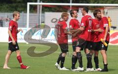 3.Liga - FC Ingolstadt 04 - RWE Erfurt - 5:0 - Jubel in der Mannschaft