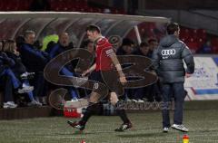 3.Liga - FC Ingolstadt 04 - 1.FC Heidenheim - Gelb Rot Ralf Keidel geht vom Platz