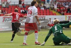 3.Liga - FC Ingolstadt 04 - RWE Erfurt - 5:0 - Moritz Hartmann jubelt zum 2:0