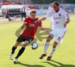 3.Liga - FC Ingolstadt 04 - SpVgg Unterhaching - Moritz Hartmann und Andreas Brysch