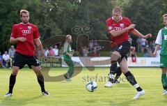 3.Bundesliga - FC Ingolstadt 04 - SV Manching - Vorbereitung - Steven Ruprecht zieht ab, links Steffen Wohlfarth