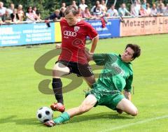 3.Bundesliga - FC Ingolstadt 04 - Vorbereitung - FC Gerolfing - 0:8 - Tobias Fink im Zweikampf wird gefoult