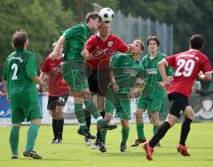 3.Bundesliga - FC Ingolstadt 04 - Vorbereitung - FC Gerolfing - 0:8 - Voll unter Beschuss. Robert Braber (7 Tore) mit dem Kopf