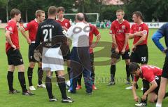 3.Bundesliga - FC Ingolstadt 04 - Vorbereitung - FC Gerolfing - 0:8 - Trainer Horst Köppel redet mit dem Team