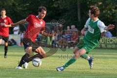 3.Bundesliga - FC Ingolstadt 04 - SV Manching - Vorbereitung - Moise Bambara und rechts Robert Lang