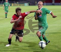 DFB Pokal - FC Ingolstadt 04 - FC Augsburg - Andreas Buchner Zweikampf