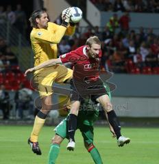 DFB Pokal - FC Ingolstadt 04 - FC Augsburg - zu spät Moritz Hartmann