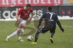 Testspiel - FC Bayern - FC Ingolstadt 04 - Zweikampf Ralf Keidel gegen Franck Ribery