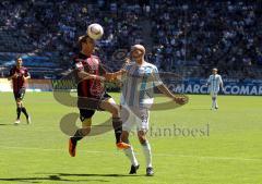 2.Liga - 1860 München - FC Ingolstadt 04 - 1:1 - Aygün Necat gegen Moritz Hartmann