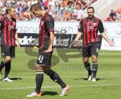 2.Liga - FC Ingolstadt 04 - FC Augsburg - 1:4 - Marko Futacs lässt den Kopf hängen, Steffen Wohlfarth